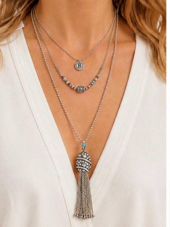 Brighton Jewelry - Brighton “Trust Your Journey “ Tassel Necklace- MSRP $138 RETIRED